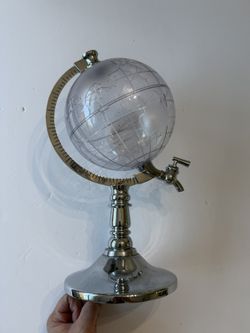 Globe Drink Dispenser w/ Spigot – Bar & Party Decor