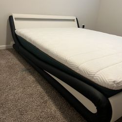 Queen Size Light Up Bed Frame 