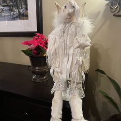 Vintage Handmade Jack Frost Snow Pixie Elf Doll 