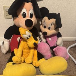 Mickey Minnie And Pluto