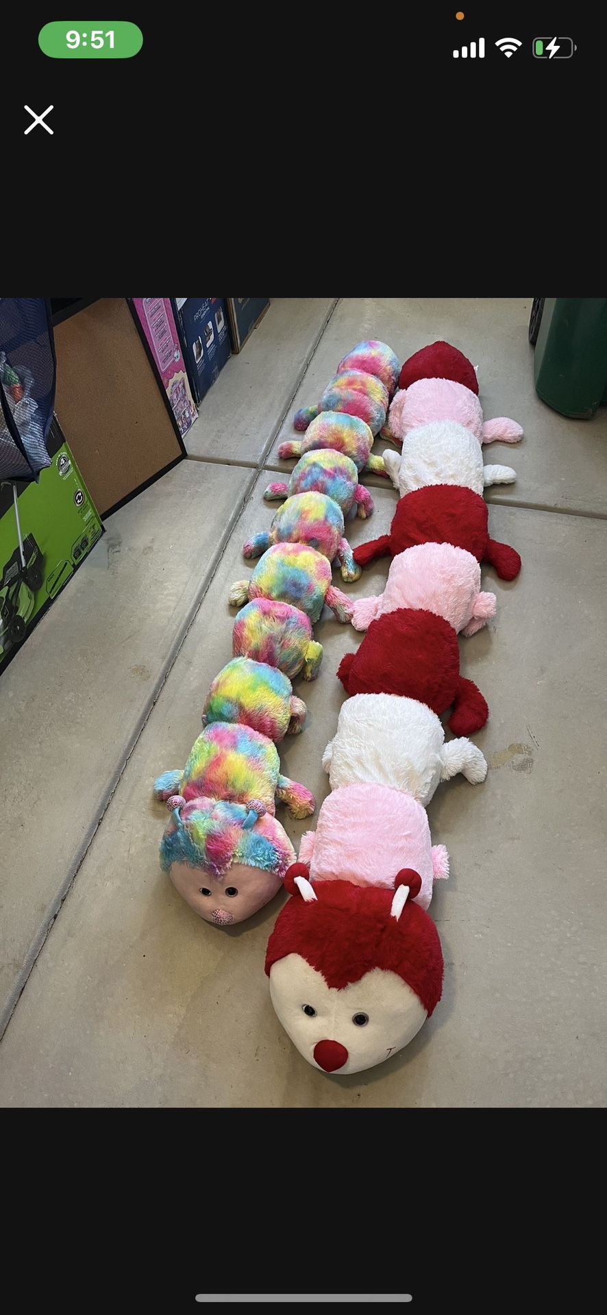New large stuffed animal bed length