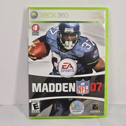 Madden NFL 07 Microsoft Xbox (contact info removed)