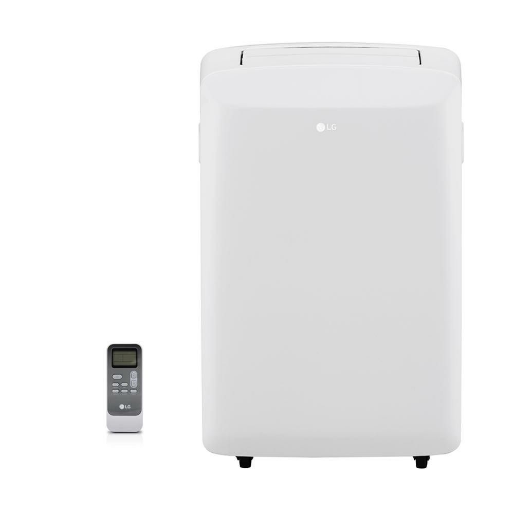 LG Electronics8,000 BTU (5,500 BTU,DOE) Portable Air Conditioner, 115-Volt w/ Dehumidifier Function and LCD Remote in White
