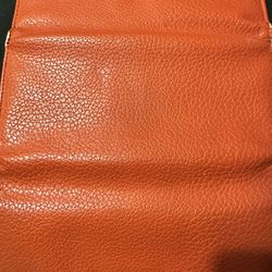 Used Red Orange Wallet