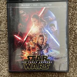 Star Wars Episode 7 The Force Awakens Blu Ray DVD