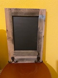 Home made chalkboard