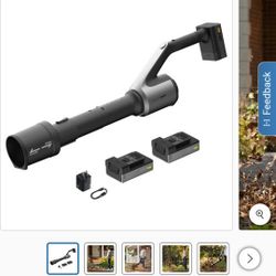HOTO 20V Cordless Leaf Blower 720CFM with batteries and charger $150