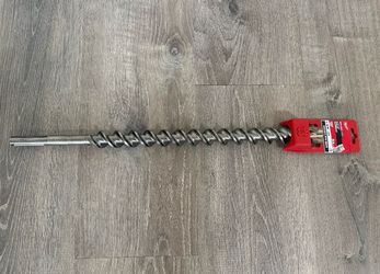 Milwaukee 1-3/8 in. x 23 in. 4-Cutter SDS-MAX Carbide Drill Bit