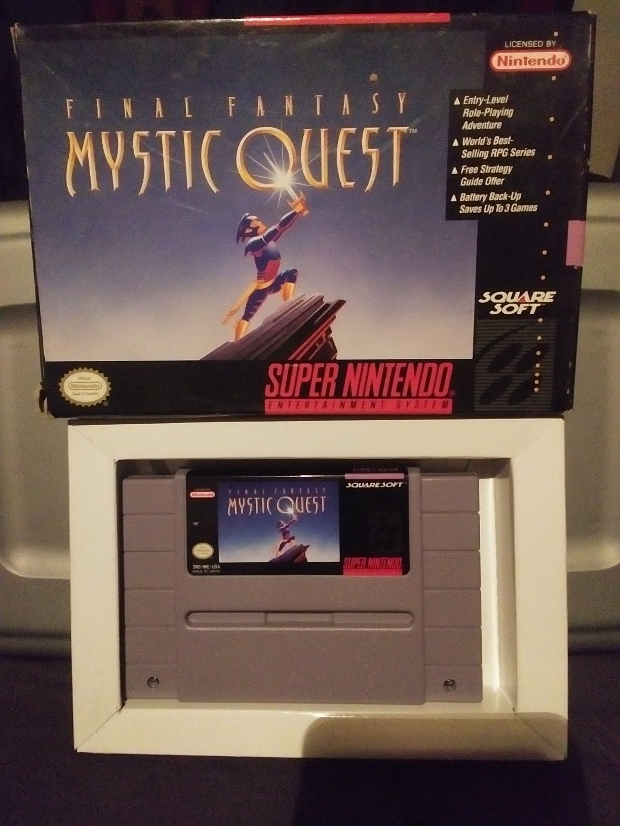 Final Fantasy Mystic Quest SNES Complete in Box