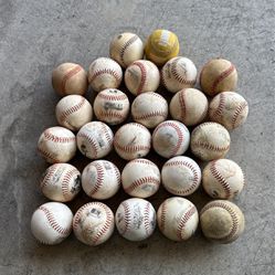 27 Baseballs  1 Weighted Ball