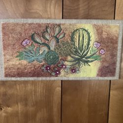 Cactus Flowers In The Desert 