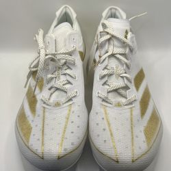 Adizero Gold And White Size 10