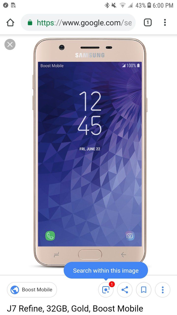 Samsung Galaxy J7 Refine Boost Mobile