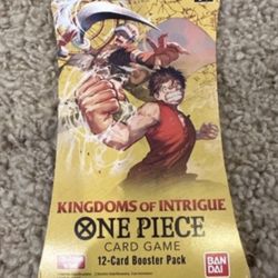 One Piece Sleeve Booster Pack Op04 