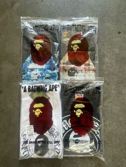 Last 4 bape shirts take off my hands