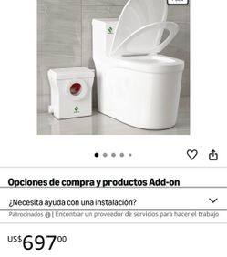 Superflo Toilet with Macerator Pump Pack