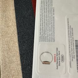 44mm Apple Watch Series 5 Gold Stainless Steel With Stone Sport Band Cellular + Gps For Sale Or Trade For 14 Pro Max Unlocked 