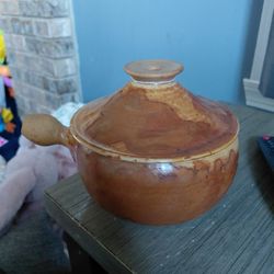 Handmade Pottery Warming Dish