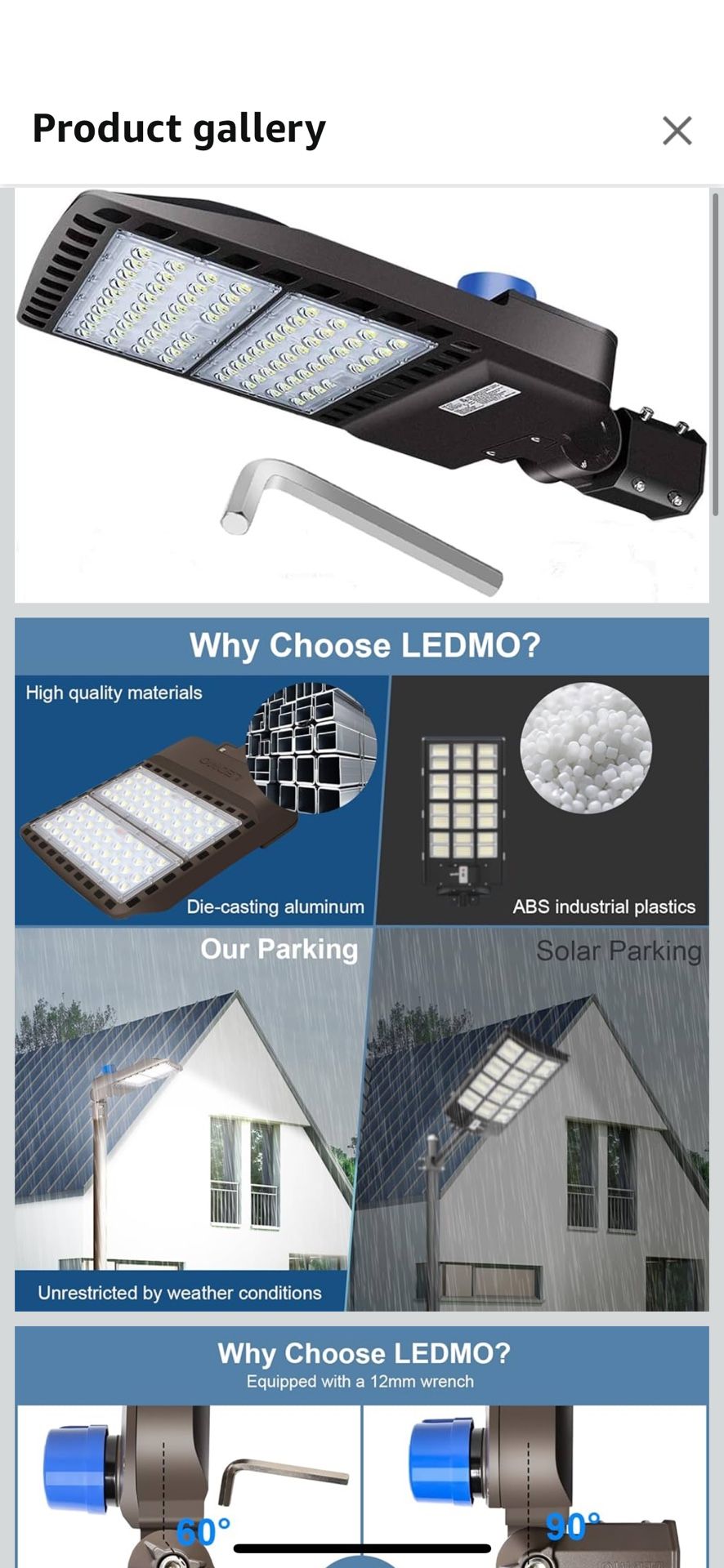 LED Parking Lot Lights 910G/911G/912G