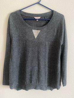 Juicy Couture Gray Long Sleeve Top/Almost Famous women’s blouse