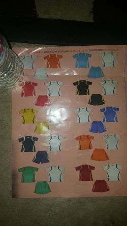 Soccer uniforms