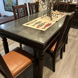 Dinning Table  And  6 Chairs