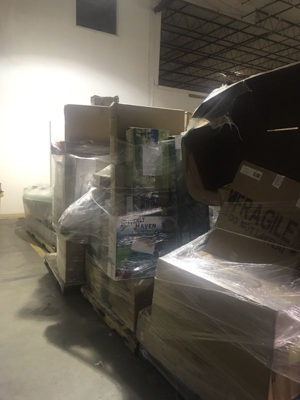 Venta de pallets de mercancía Walmart y target