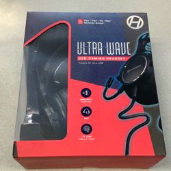 HYPERKIN: Ultra Wave USB Gaming Headset For PS3, PS4, PC, Mac And Nintendo Switch 
