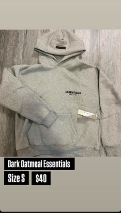 Dark Oat Essentials Hoodie