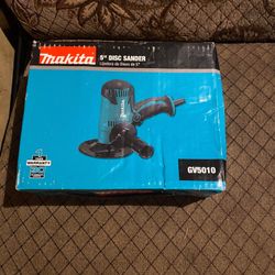Makita 5” Disc Sander Brand New In Box
