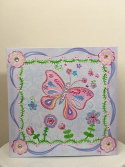 Butterfly Artwork Canvas (Set of 2)