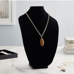 15”; Black Velvet 3D Necklace Stand. 