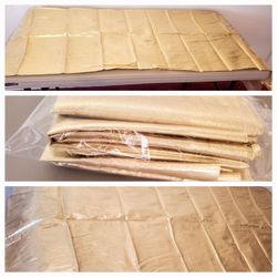 GOLD LAME FABRIC 5 PIECES
