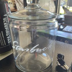 Starbucks Glass Jar