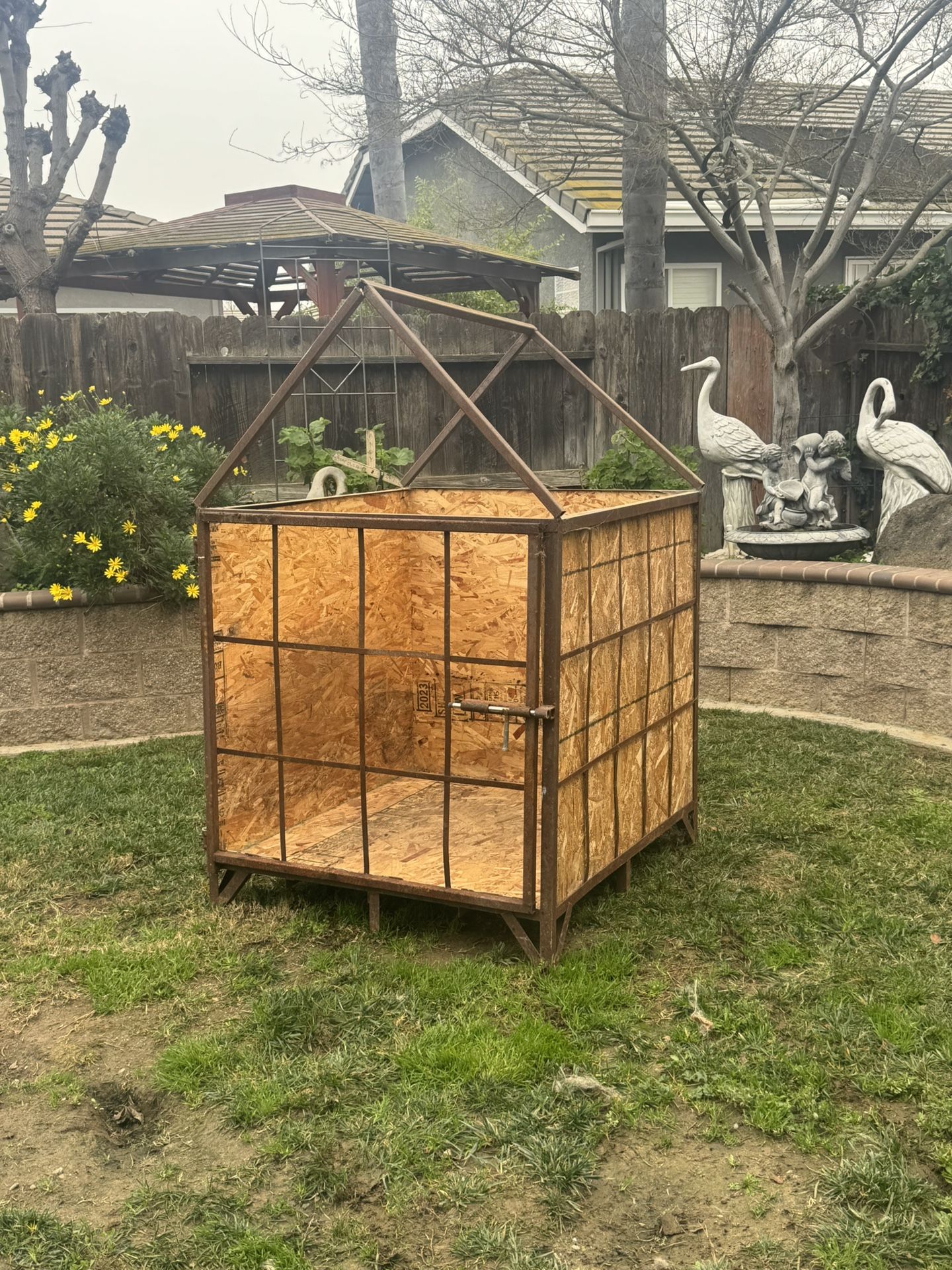 Custom Iron Dog House