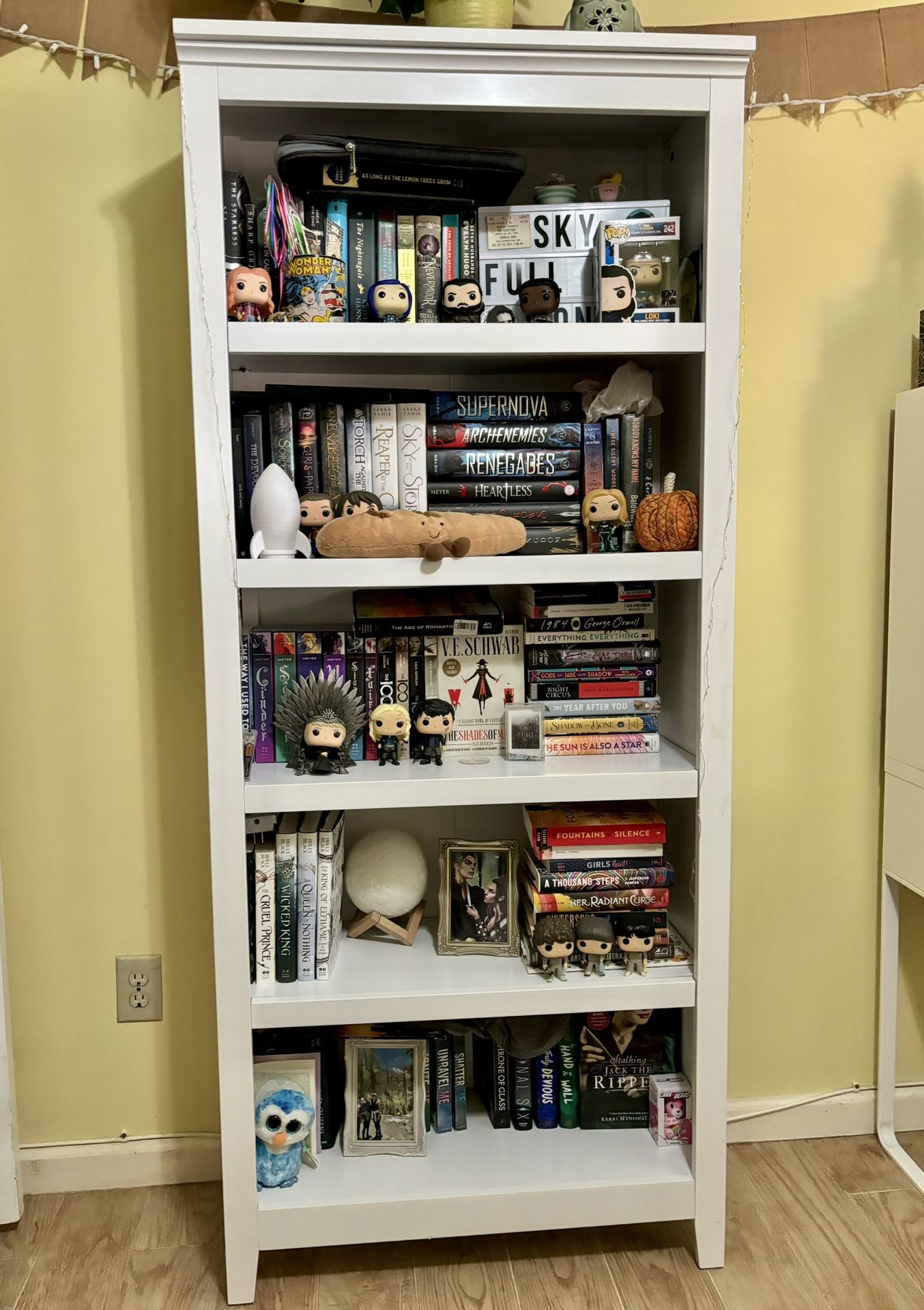 White Bookshelf