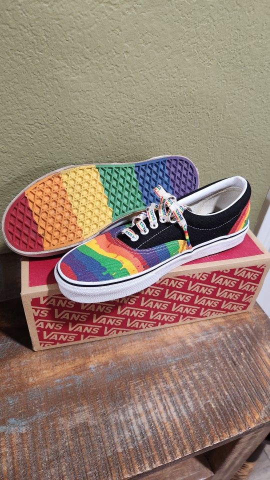VANS Pride Collection Drip Era Rainbow SNEAKERS Shoes