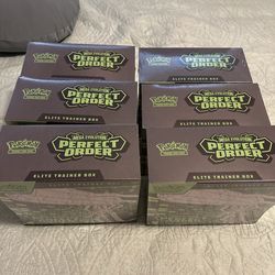 3 PERFECT-ORDER ETB - NEW SEALED MSRP