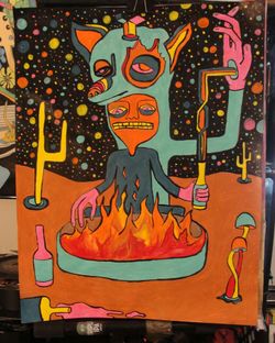 Original acrylic painting