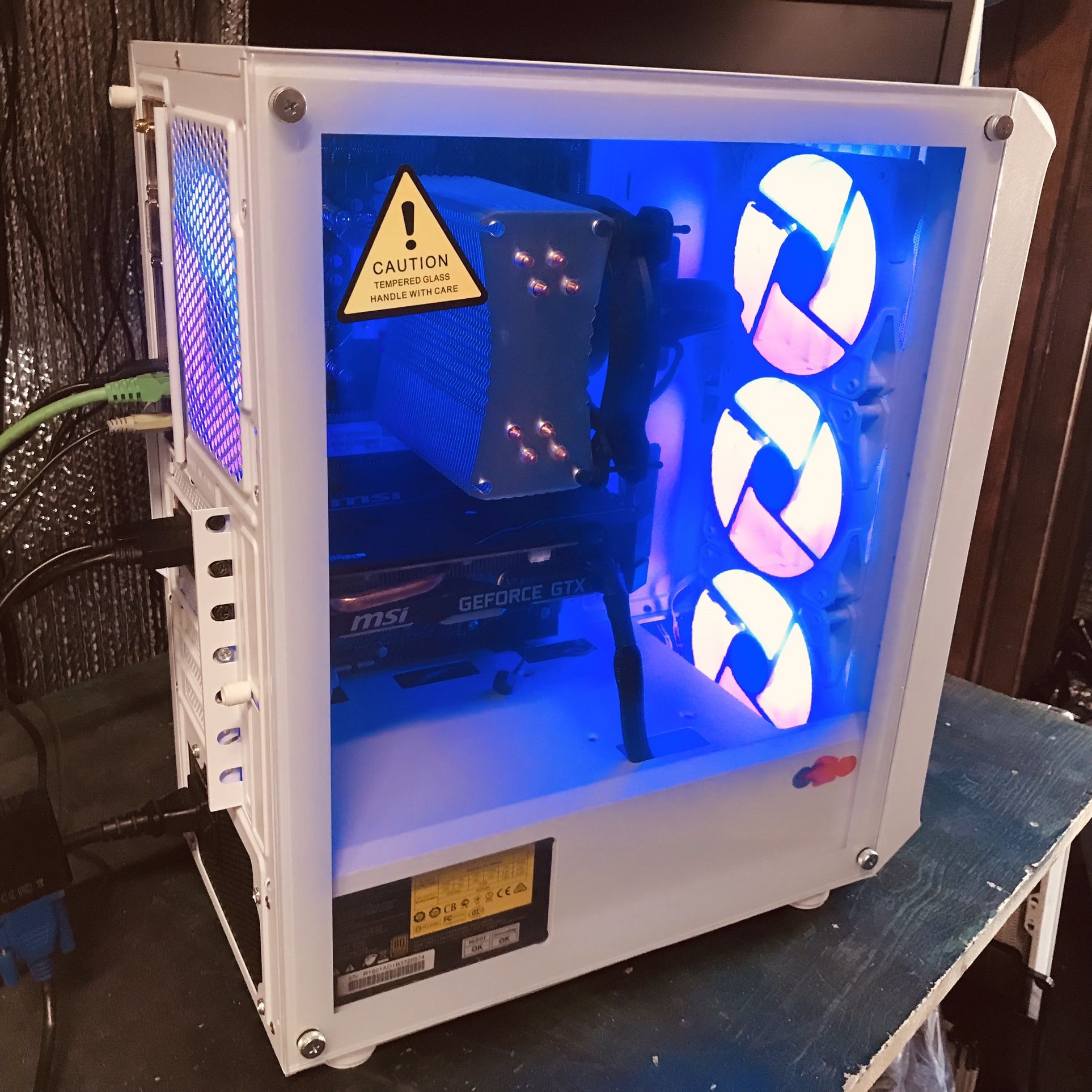 Intel Core i5-9400 GTX 1660 Ti 256GB SSD • 32GB RAM GAMING PC Video Editing Music Computer Studio streaming Day Trade