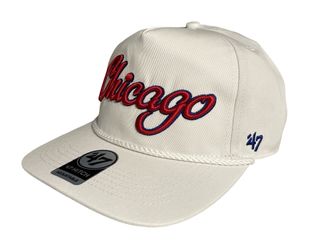 Chicago Cubs Script Fiji Rope ‘47 Hitch Snapback Cap - OSFA