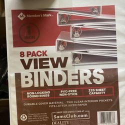 Binders: New, 8 Total 