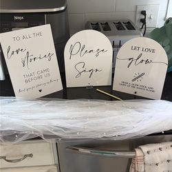 Wedding signs