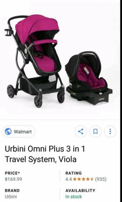 Urbini stroller 3 in 1 hotsell