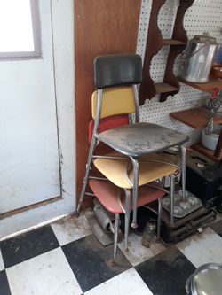 Vintage Heywood Wakefield Heywoodite Kids Chairs