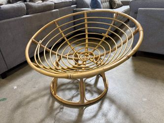 PIER 1 IMPORTS Natural Finish Rattan Papasan Chair Frame