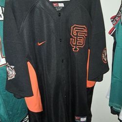 San Francisco Giants #5-Durham Stitched Jersey sz.2XL-Men's Nike
