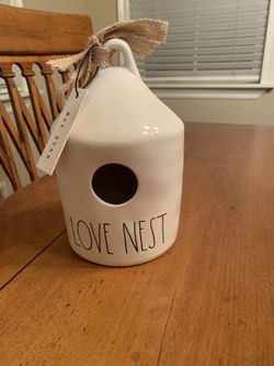 Rae Dunn Love Nest Birdhouse