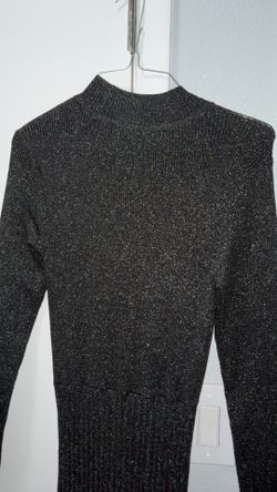 Sparkly black dress