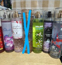 Bath & Body Works $8 each mist